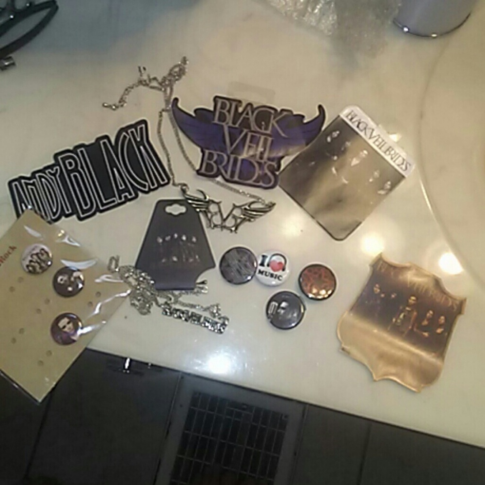 Black veil brides merch bundle